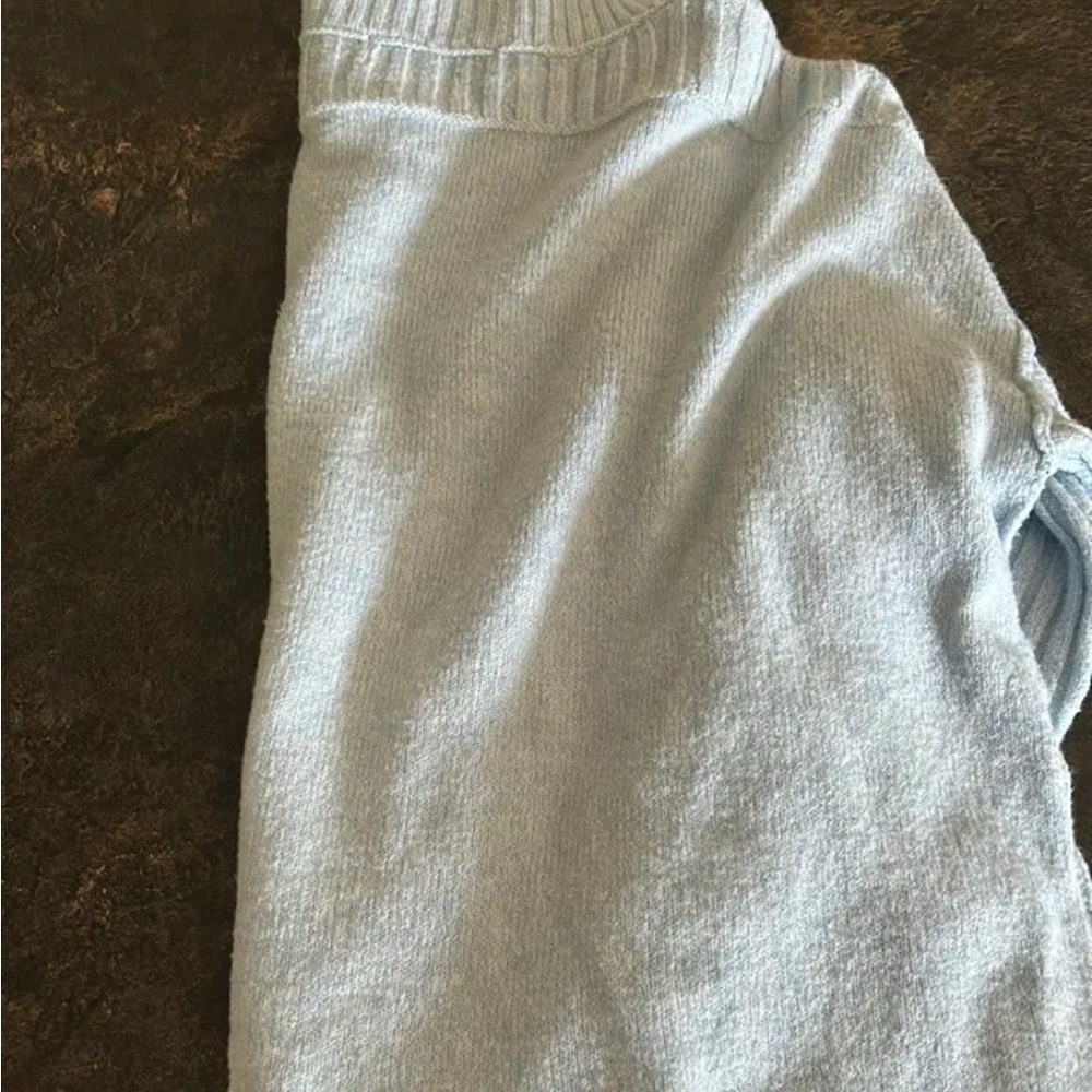 SO Light Blue Long Sleeve Top